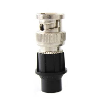 Pressure Connector BNC, Plastic Coaxial, Patented, Yellow