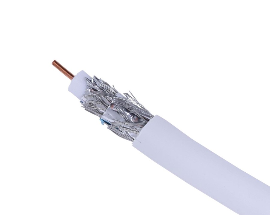 CSD Rg 6 Quad Shield Coaxial Cable 100m