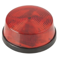 LED Warning Strobe, 12/24V DC, Red