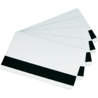 Fargo UltraCard PVC card, Lo-Co Mag Stripe, 30mm, Pack of 100