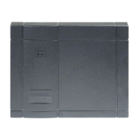 Indala Flex Pass CEM-610 Prox Arch Cover, Midrange Black Standard Reader
