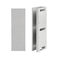 Lockwood EMZ8B-GU Glass Door U-Bracket for Single EMZ8 Mag