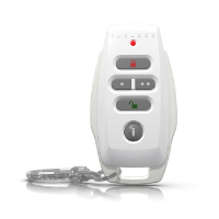 Paradox Wireless Remote, Two Way, Slim Style, White, 433MHz