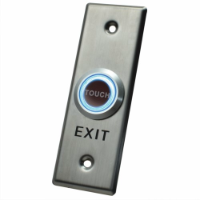 X2 Touch Exit Button, Stainless Steel - Small, SPDT, 12VDC