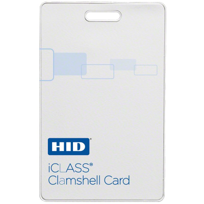 iClass Clamshell Contactless Smart Card, High Security