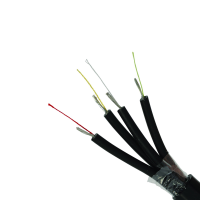 Nemtek S-Series High Tension Insulated Slimline Cable, 4 Core, 100m Spool, Black