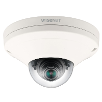 Hanwha Wisenet 2MP Outdoor Mini Dome Camera, H.265, 60fps, 150dB WDR, 2.8mm