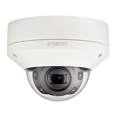 Hanwha Wisenet 2MP Outdoor Dome Camera, H.265, 60fps, 150dB WDR, 50m IR, 2.8-12mm