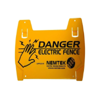 Nemtek Branded Electrical Fence Danger Sign