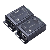 Aetek Indoor PoE over 2-Wire Kit, Up to 600m, 1x Receiver, 1x Transmitter, PoE Input