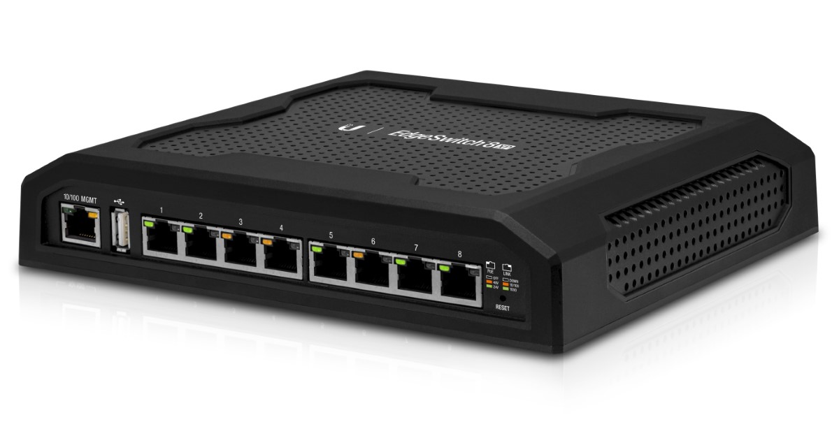 CSD | Ubiquiti Edge Switch, 8-port, Passive PoE PRO (24/48VDC)