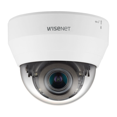 *CLR* Hanwha Wisenet 4MP Indoor Dome Camera, H.265, 20fps, 20m IR, 2.8-12mm, White