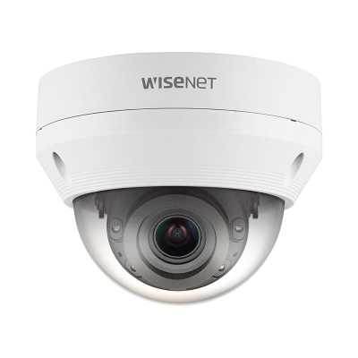 Hanwha Wisenet NEW-Q 5MP Outdoor VF Dome Camera, H.265, 30m IR, IP66, IK10, 3.2-10mm