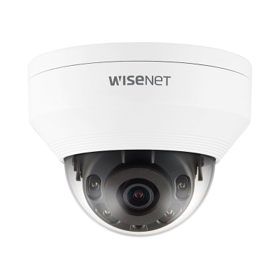 Hanwha Wisenet NEW-Q 5MP Outdoor Dome Camera, H.265, WDR, 20m IR, IP66, IK10, 2.8mm