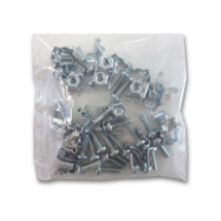 PCB Mounting Clip - Pack of 25 standoffs and screws to mount PCBs in Metalware