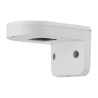 Hanwha Wisenet Wall Mount to suit QNE-8011R and QNE-8012R, White
