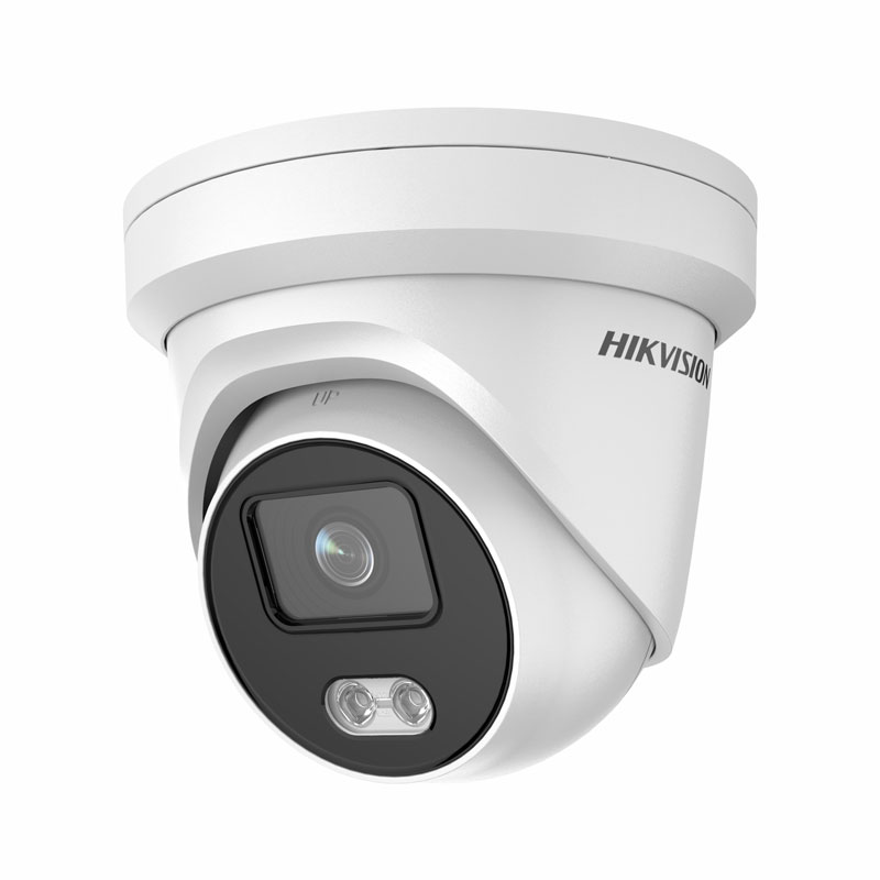 CSD | Hikvision 4MP Outdoor ColorVu Turret Camera, WDR, 30m, MIC, IP66 ...