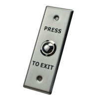 X2 Dome Exit Button, Stainless Steel - Small, N/O, SPST, Screw Terminal