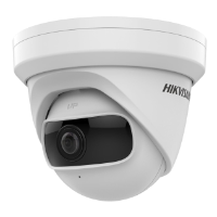 Hikvision 4MP 180deg Indoor Wide Angle Turret Camera, H.265, IR, WDR, 1.68mm Lens