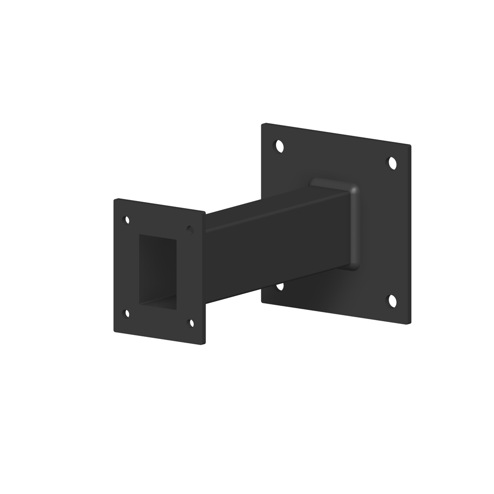 CSD | SDC Outdoor Wall Mount Arm to suit Bollard Post, 300mm, Black