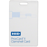 HID Prox II Clamshell Card, (Custom Programmed Locally)