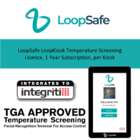 LoopSafe LoopKiosk Temperature Screening Licence, 1 Year Subscription, per Kiosk