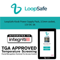 LoopSafe Kiosk Power Supply Pack, 3.5mm socket, 12V DC 3A