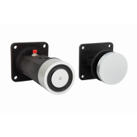 LOX Standard Magnetic Door Holder with Extension, 25kg, Wall Mount, 24V DC
