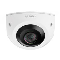 Bosch 6MP Outdoor Corner Dome 7100i Camera, IP66, IK10, HDR, IR, Audio, Mic, Fixed 2.5mm