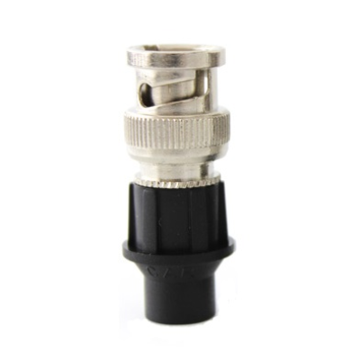 Pressure Connector BNC, Plastic Coaxial, Patented, Green