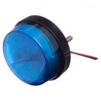 LED Security Strobe, 12V DC, 2-Stud Mounting, Blue