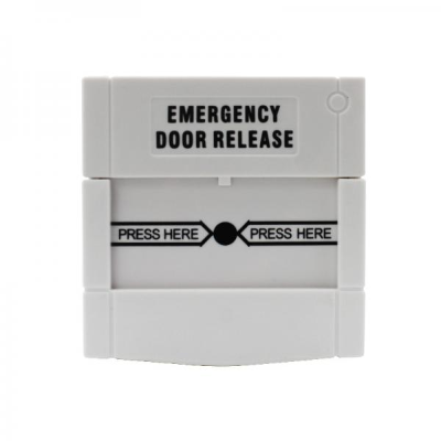 Secor Emergency Door Release, Resettable, DPDT, White