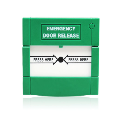 Secor Emergency Door Release, Resettable, DPDT, Green