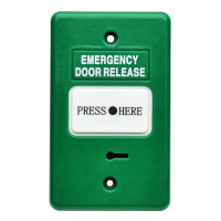 Secor Resettable Emergency Door Release, Dual SPDT, Green