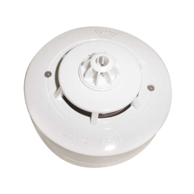 NB326 4-Wire 12V Smoke & Thermal Alarm, White with Base & Buzzer, Auto Reset