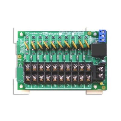 Tactical 10 Way PDM, 1A Fuses (Resettable), 12VDC / 24VAC Selectable, Fault Relay Output