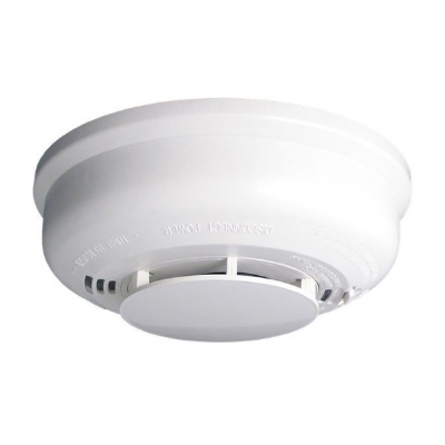 System Sensor 4-Wire 12V Smoke Alarm White with Base, Buzzer, Auto Reset