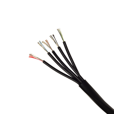 Nemtek S-Series High Tension Insulated Slimline Cable, 5 Core, 100m Spool, Black