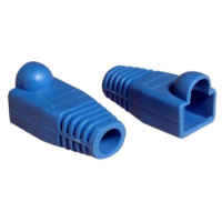 Blue Boot to suit RJ45 CAT5E / CAT6 Plugs, 6mm, Single