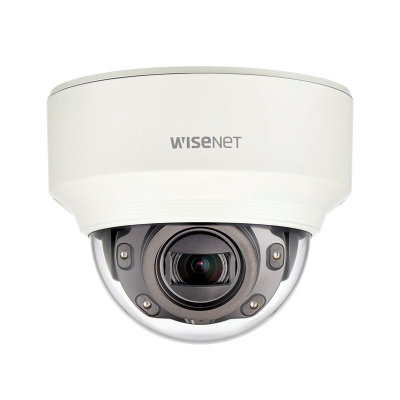 Hanwha 2MP Indoor Dome Camera, H.265, 60fps, WDR, 30m IR, 2.8-12mm