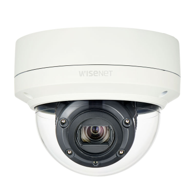 Hanwha Wisenet 2MP Outdoor Dome Camera, H.265, 60fps, 150dB WDR, 70m IR, 5.2-62.4mm