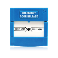 Secor Emergency Door Release, Resettable, DPDT, Blue