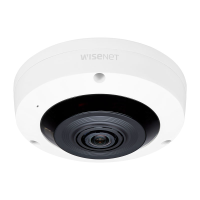 Hanwha Wisenet 6MP Indoor Fisheye Camera, H.265, 30fps, WDR, 15m IR, 1.6mm, White