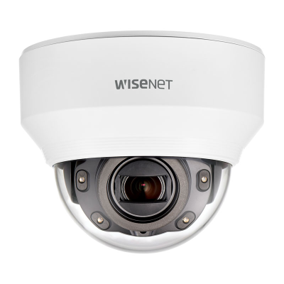 *CLR* Hanwha Wisenet 5MP Indoor Dome Camera, H.265, 30fps, 30m IR, 3.7mm, White