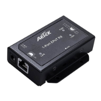 Aetek Indoor PoE Over UTP/STP Cat.x Cable Receiver, Up to 1200m, 65W PSU Included