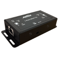 Aetek Indoor PoE Over UTP/STP Cat.x Cable Transmitter, Up to 1200m, PoE Pass Through