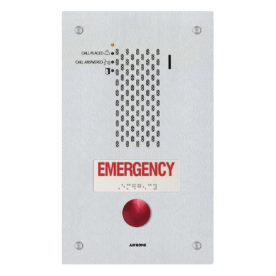 *SpOrd* Aiphone IX 2 Series Emergency Audio Door Station, Stainless Steel, IP65