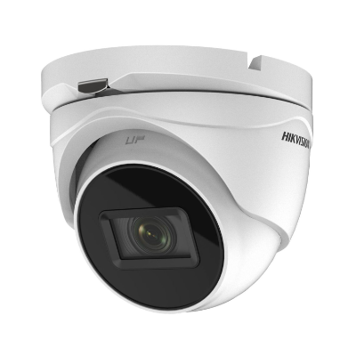 Hikvision TVI4.0 5MP Outdoor Turret Camera, 130dB WDR, 60m IR, 4in1, AC/DC, IP67, 2.7-13m