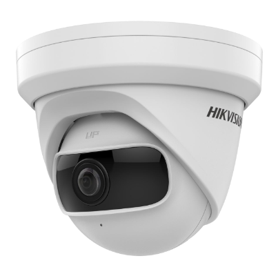 *EOL* Hikvision 4MP 180deg Indoor Wide Angle Turret Camera, H.265, IR, 1.68mm Lens