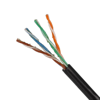 Cat5E UTP LAN Cable, Gel Filled, 305m, Pull Box, Black